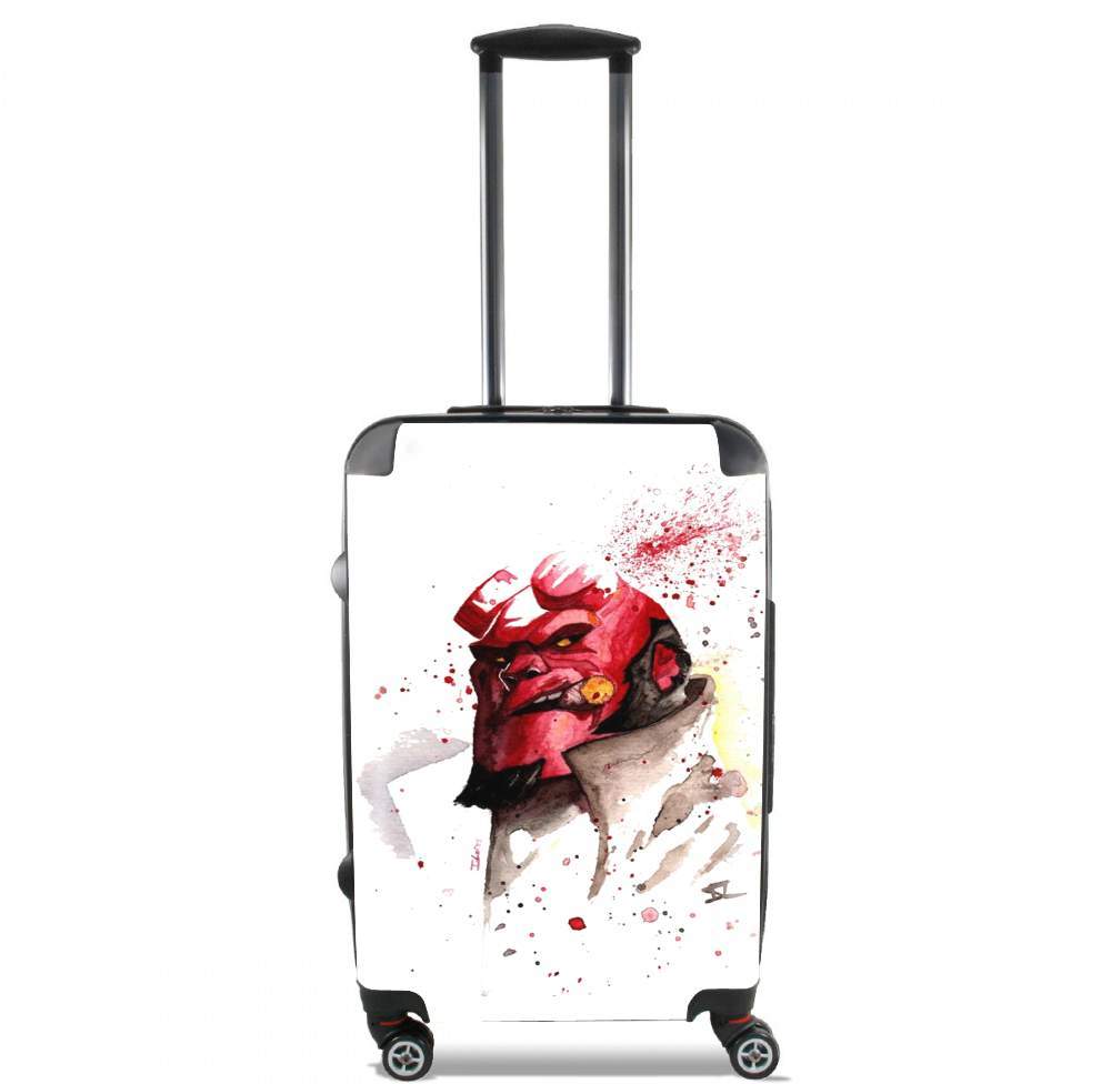  Hellboy Watercolor Art for Lightweight Hand Luggage Bag - Cabin Baggage