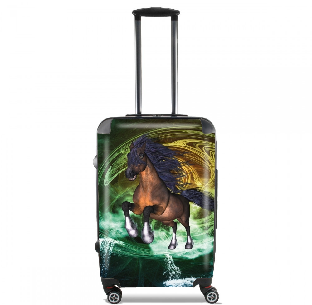  Horse with blue mane for Lightweight Hand Luggage Bag - Cabin Baggage