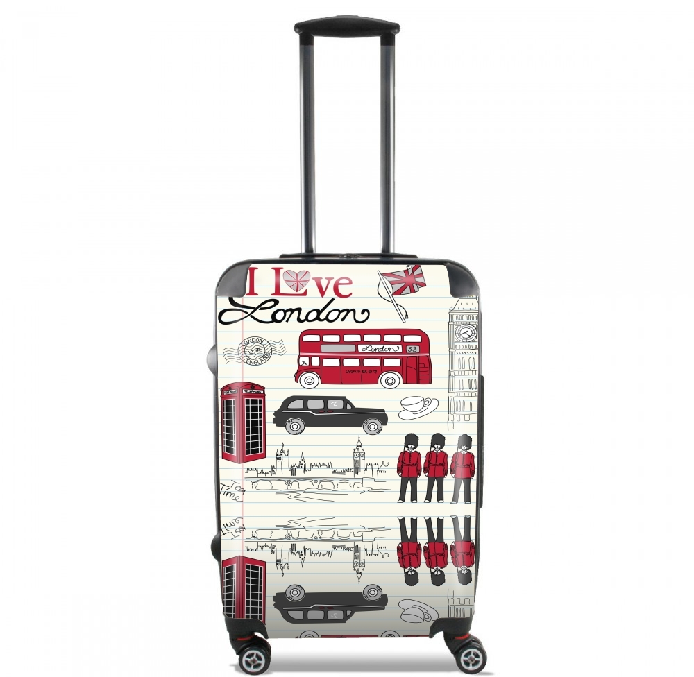  I Love London for Lightweight Hand Luggage Bag - Cabin Baggage