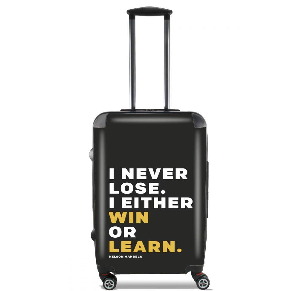  i never lose either i win or i learn Nelson Mandela for Lightweight Hand Luggage Bag - Cabin Baggage