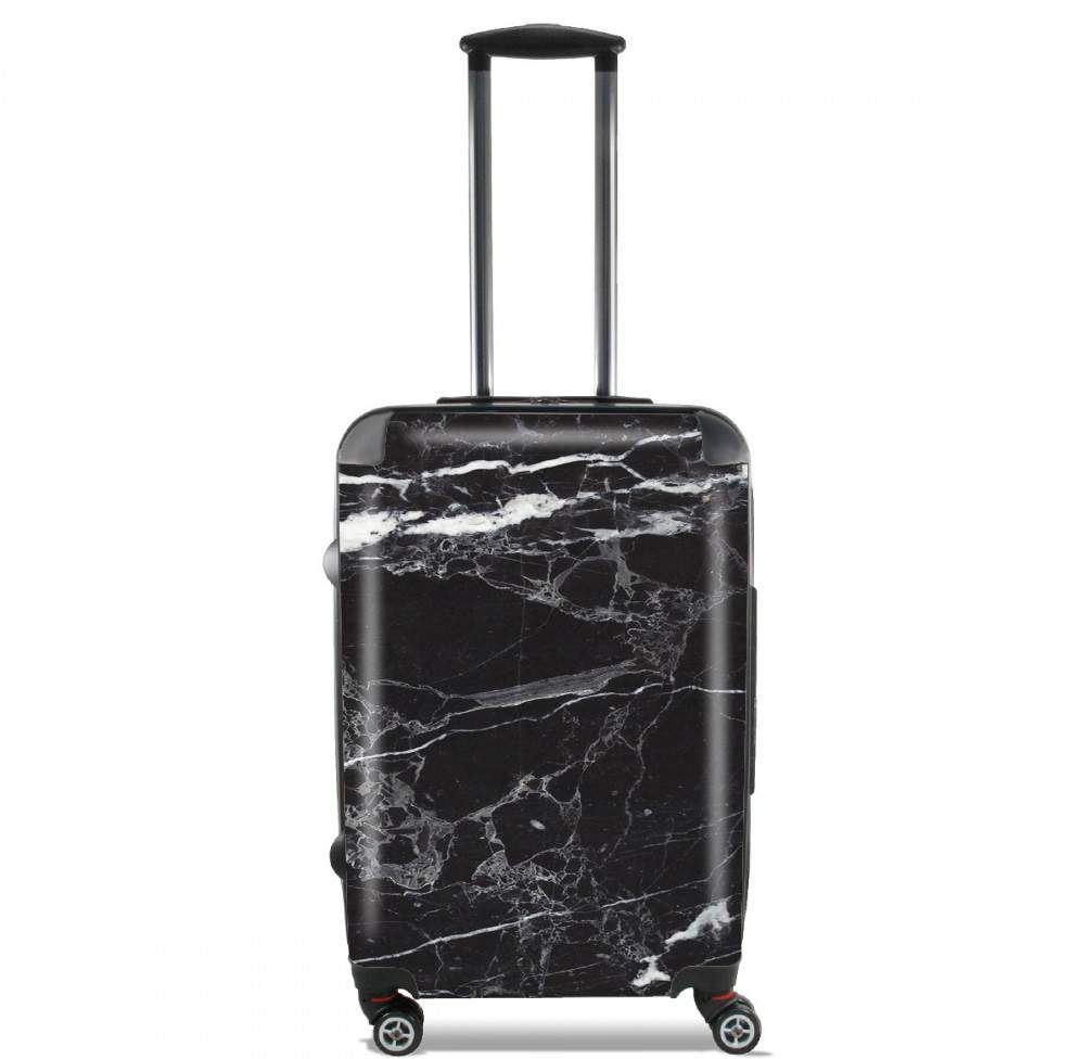  Initiale Marble Black Elegance for Lightweight Hand Luggage Bag - Cabin Baggage
