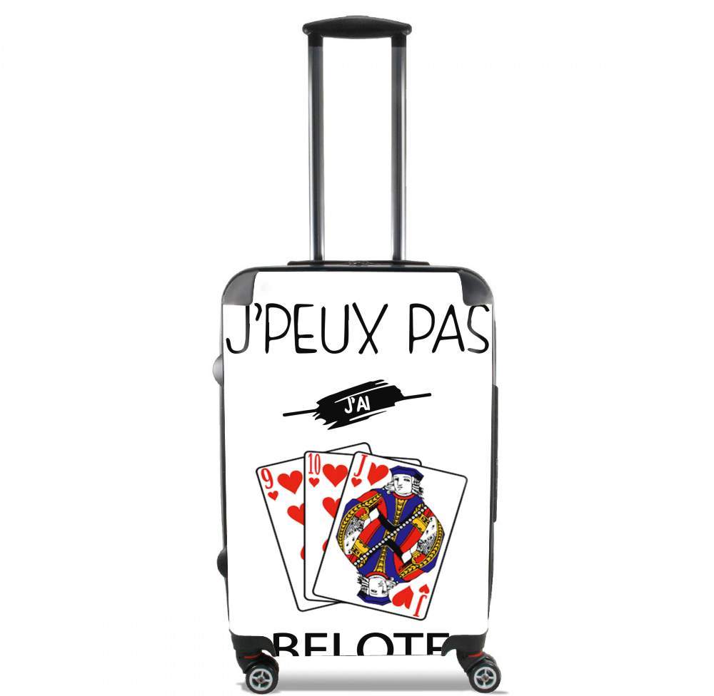  je peux pas j'ai belote for Lightweight Hand Luggage Bag - Cabin Baggage