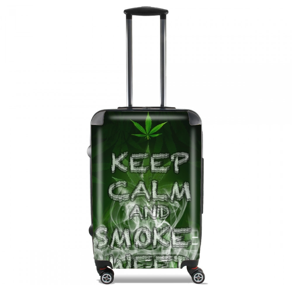  Keep Calm And Smoke Weed for Lightweight Hand Luggage Bag - Cabin Baggage