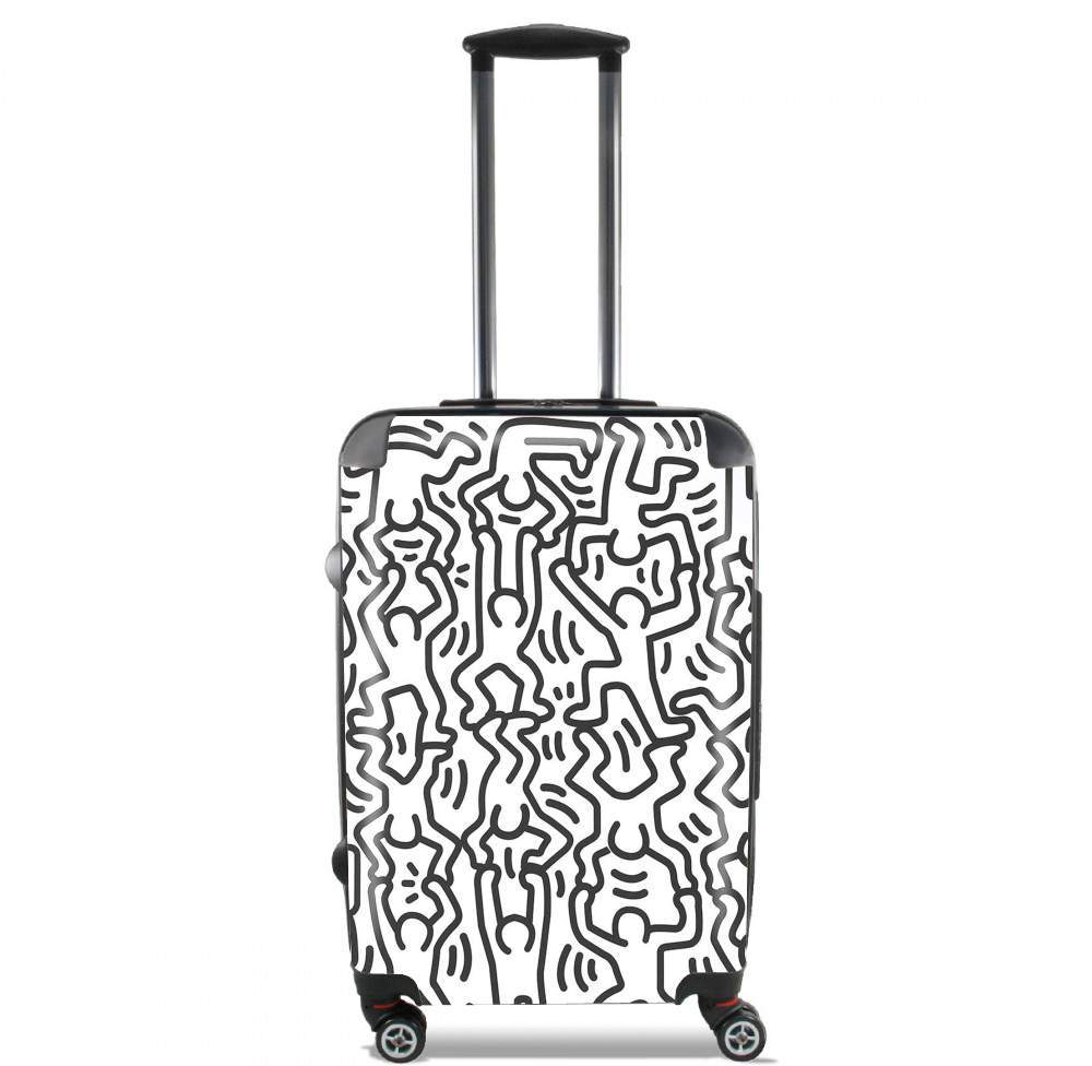  Keith haring art for Lightweight Hand Luggage Bag - Cabin Baggage