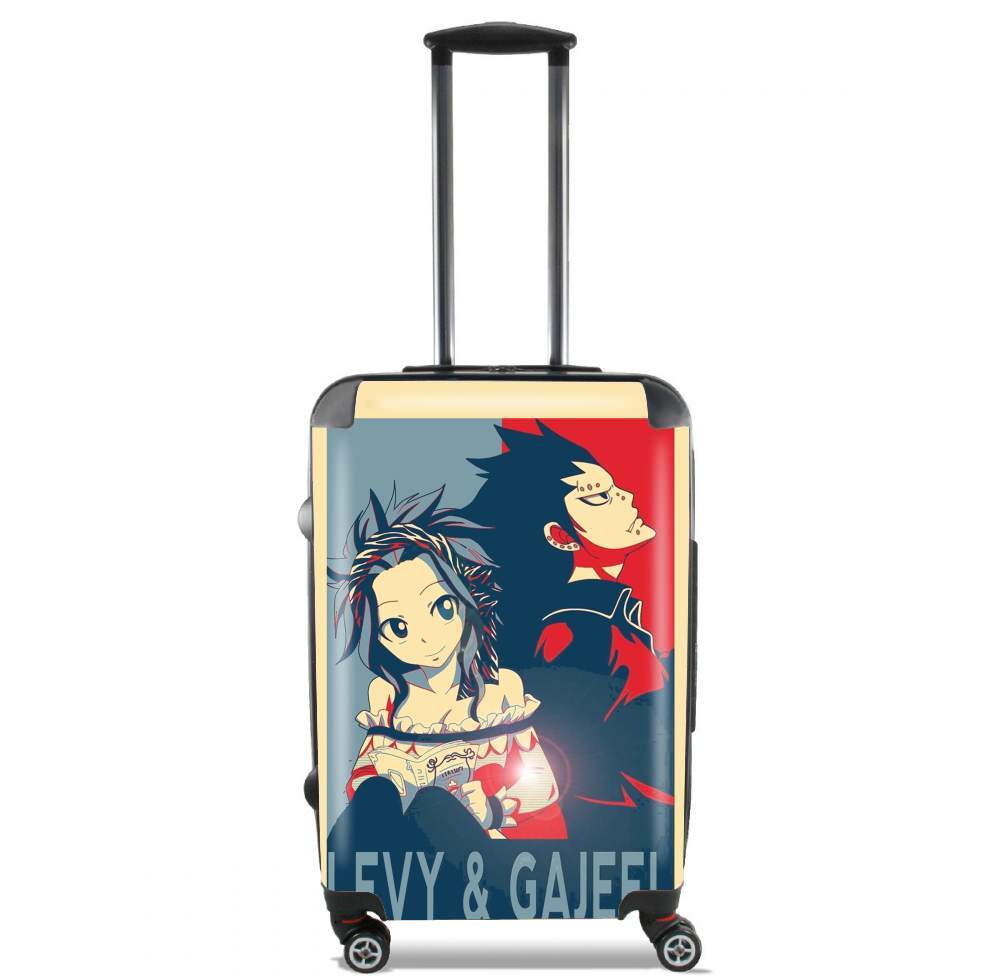  Levy et Gajeel Fairy Love for Lightweight Hand Luggage Bag - Cabin Baggage