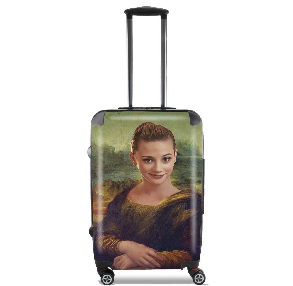  Lili Reinhart Mashup Mona Lisa Joconde for Lightweight Hand Luggage Bag - Cabin Baggage