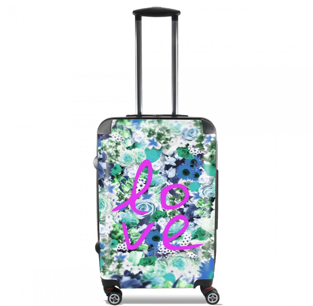  Love Floral Green for Lightweight Hand Luggage Bag - Cabin Baggage