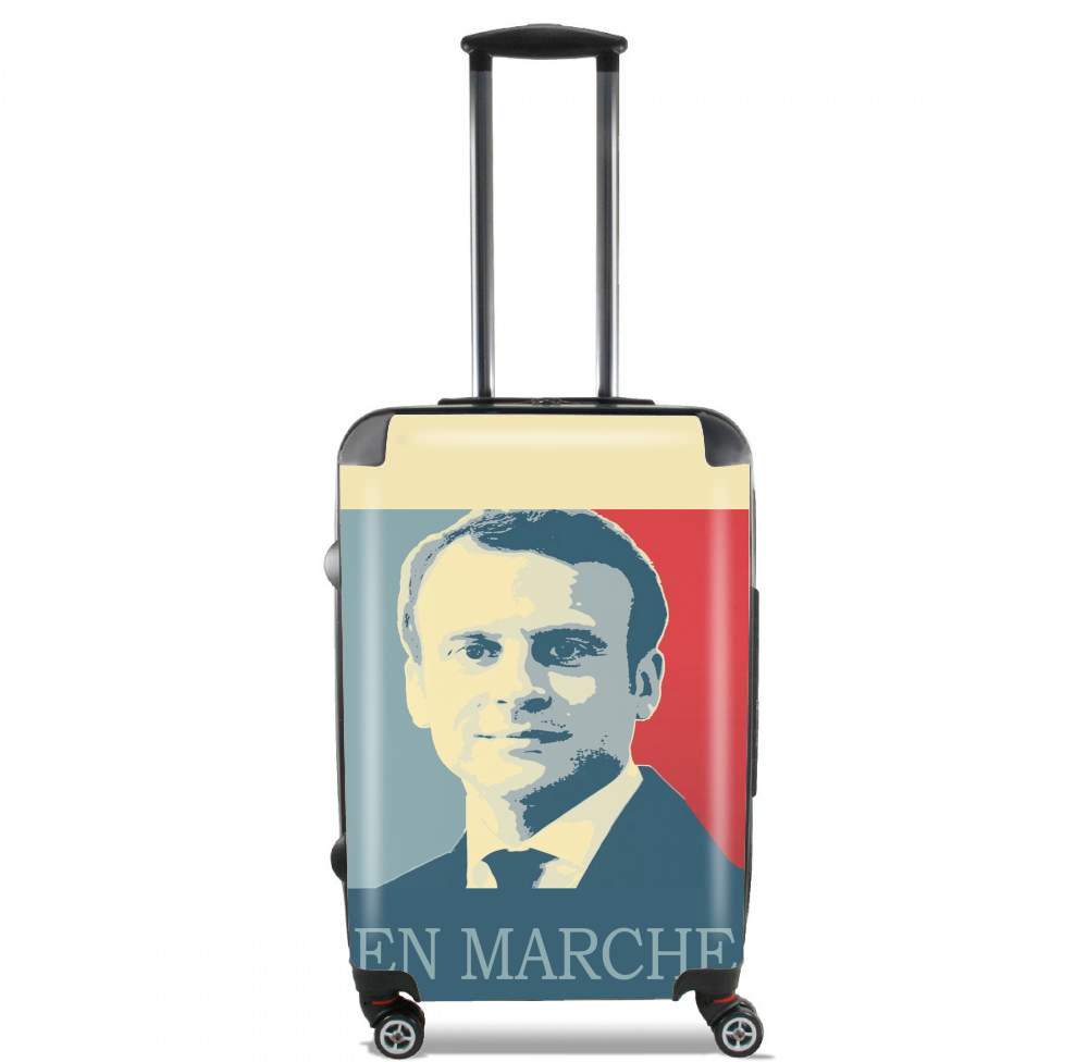  Macron Propaganda En marche la France for Lightweight Hand Luggage Bag - Cabin Baggage