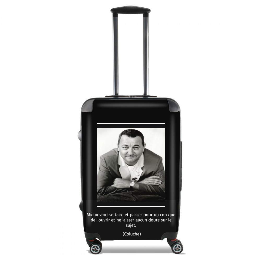  Mieux vaut se taire Citation Coluche for Lightweight Hand Luggage Bag - Cabin Baggage