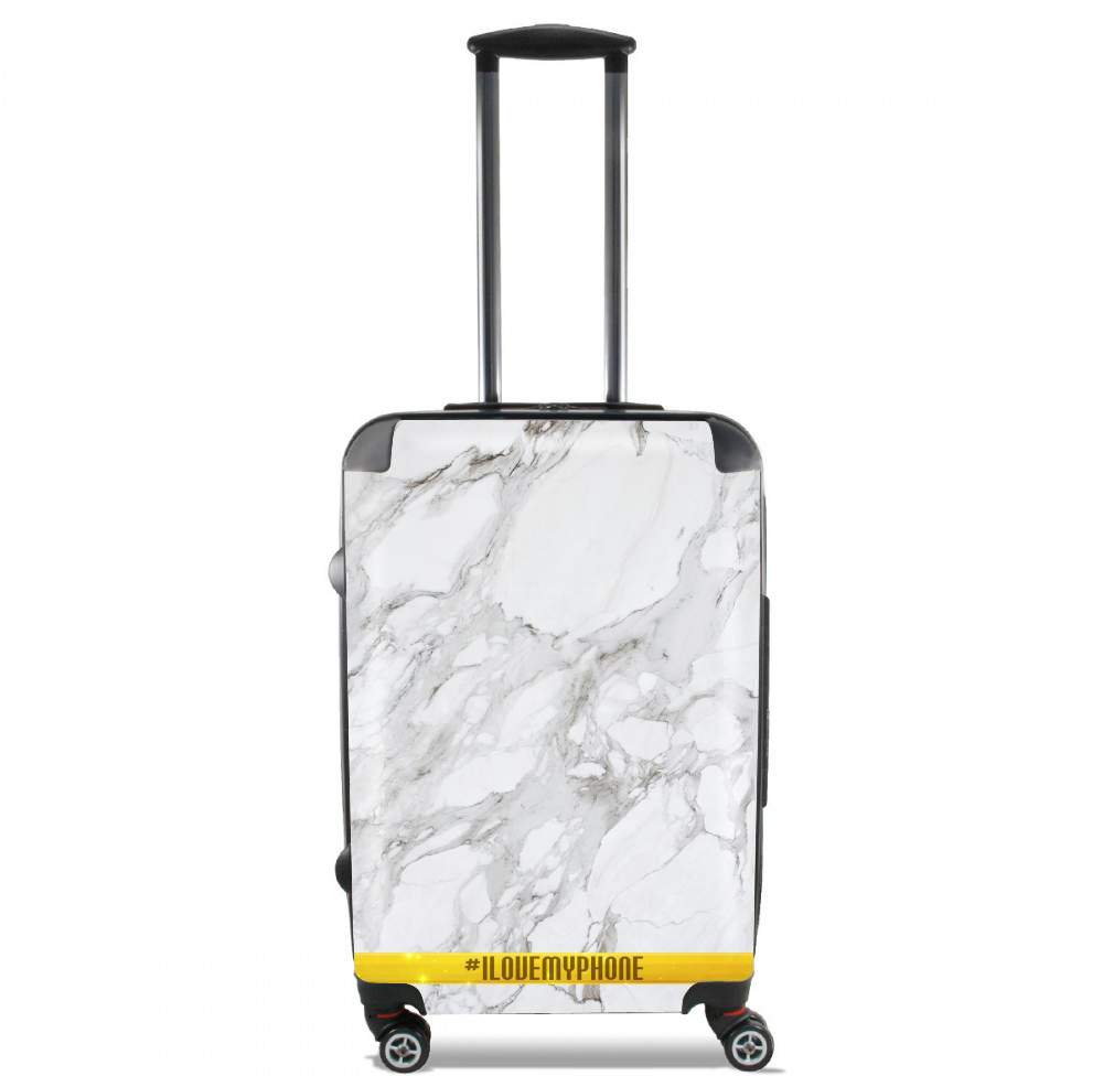  Minimal Marble White for Lightweight Hand Luggage Bag - Cabin Baggage