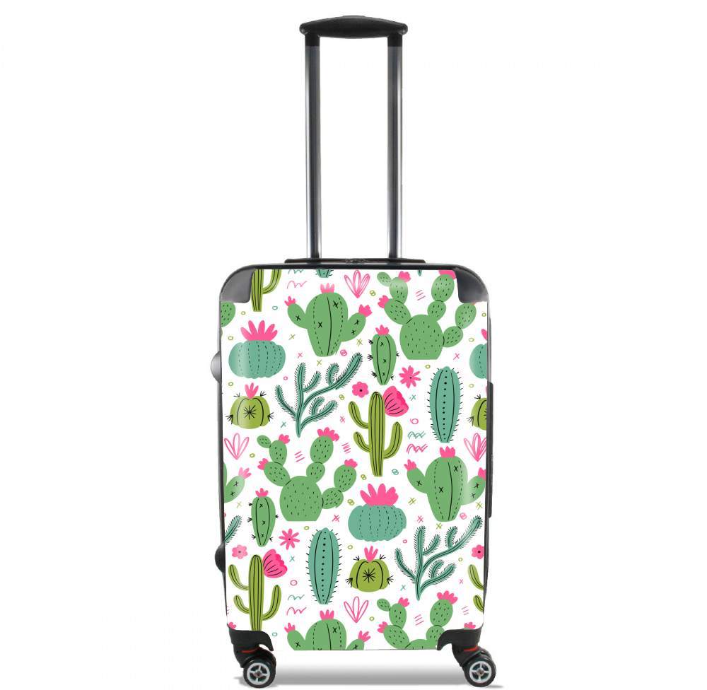  Minimalist pattern with cactus plants for Lightweight Hand Luggage Bag - Cabin Baggage