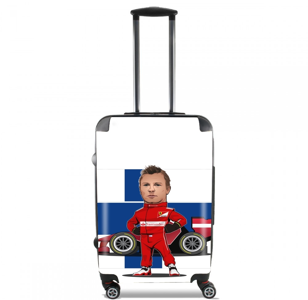  MiniRacers: Kimi Raikkonen - Ferrari Team F1 for Lightweight Hand Luggage Bag - Cabin Baggage