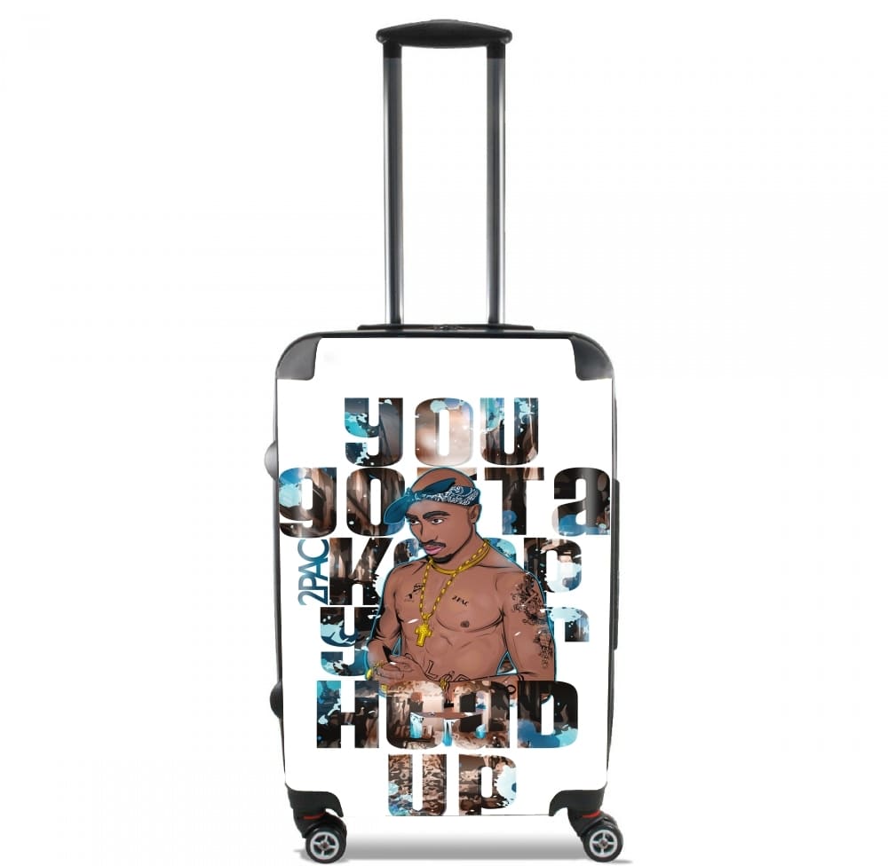  Music Legends: 2Pac Tupac Amaru Shakur for Lightweight Hand Luggage Bag - Cabin Baggage