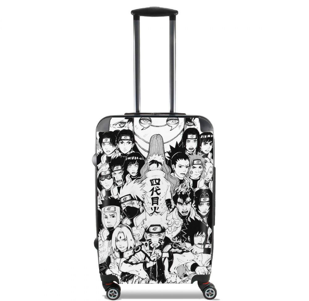  Naruto Black And White Art for Lightweight Hand Luggage Bag - Cabin Baggage