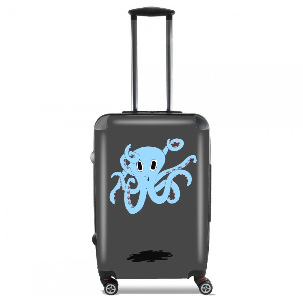 octopus Blue cartoon for Lightweight Hand Luggage Bag - Cabin Baggage