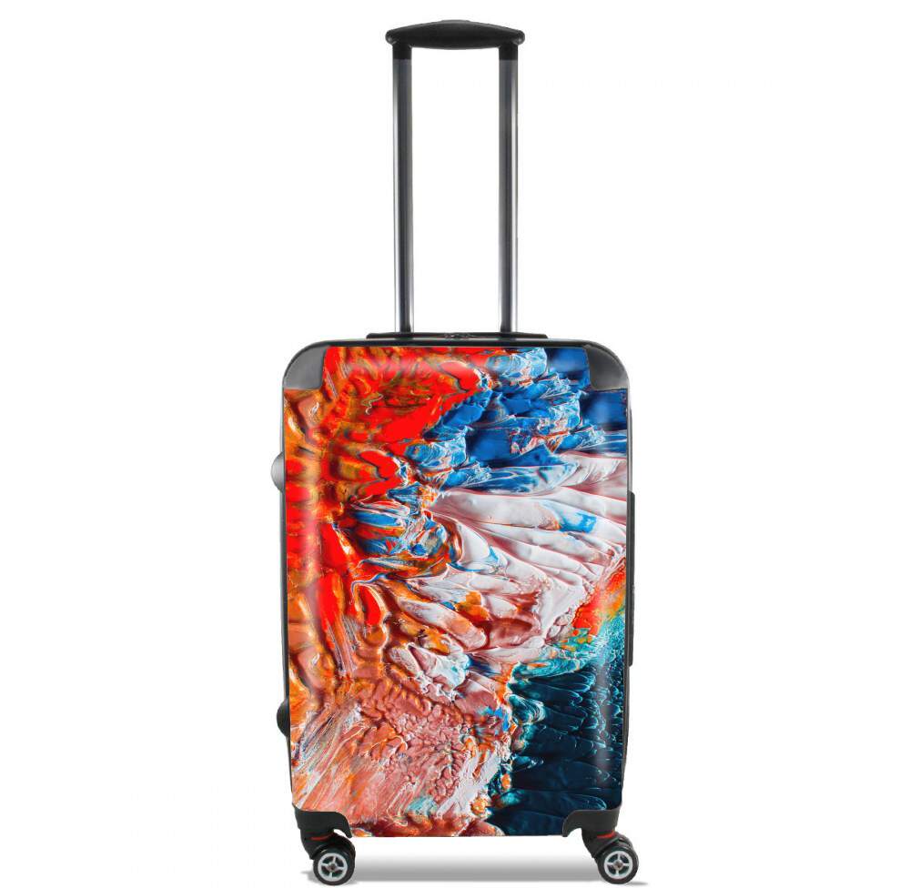  Orange Painting for Lightweight Hand Luggage Bag - Cabin Baggage