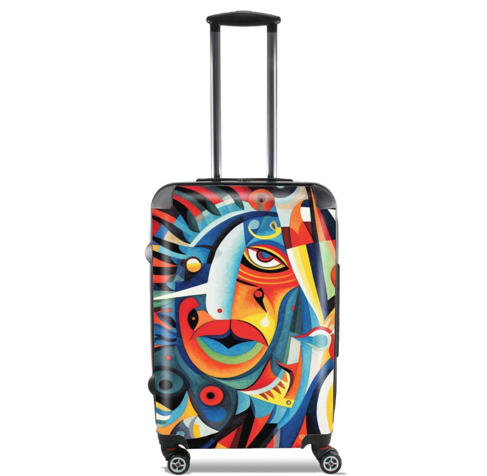  Painting Abstract V10 for Lightweight Hand Luggage Bag - Cabin Baggage