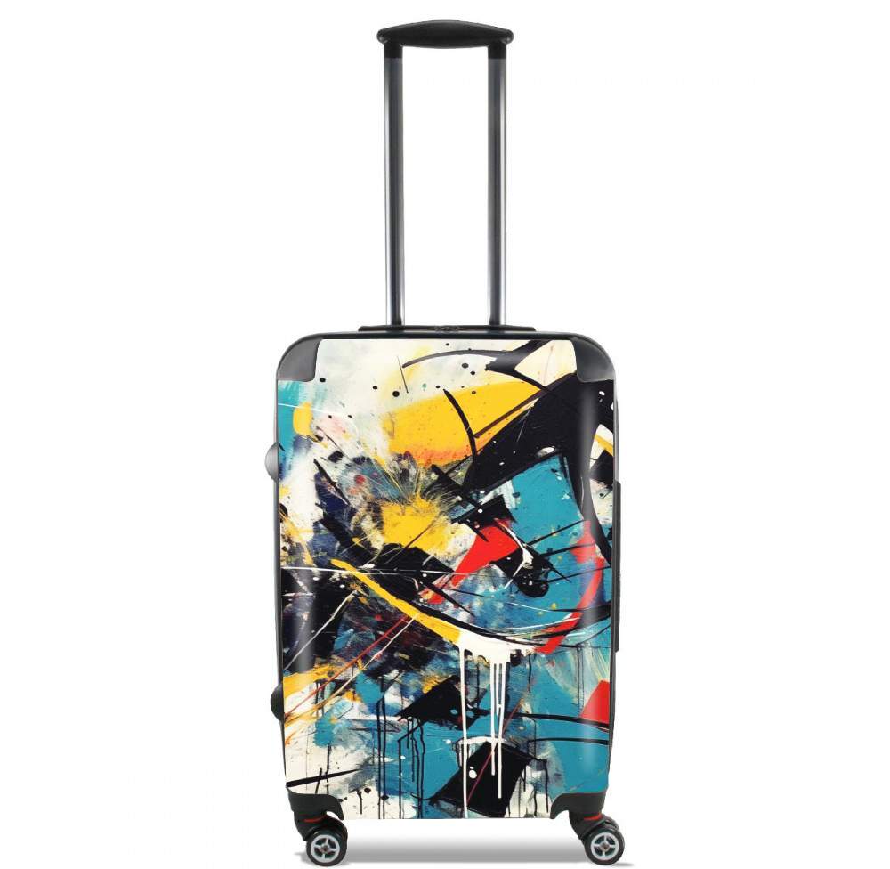  Painting Abstract V4 for Lightweight Hand Luggage Bag - Cabin Baggage