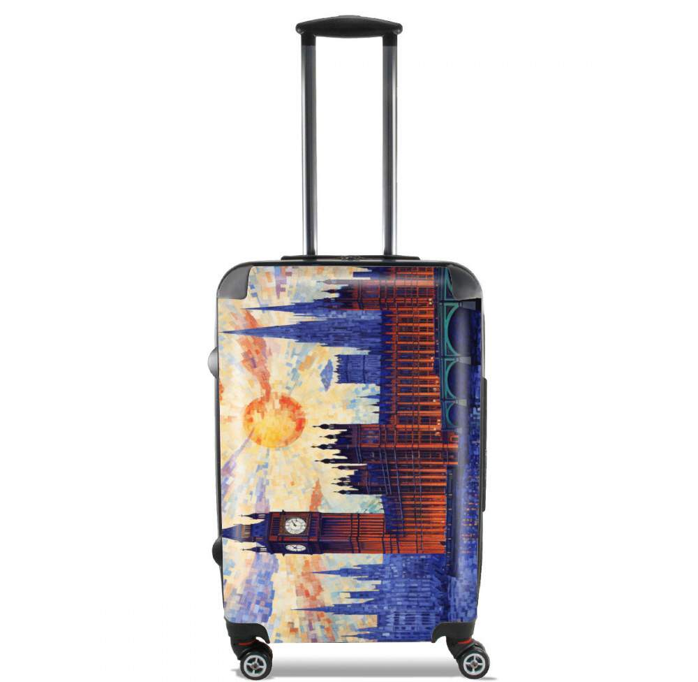 Painting Abstract V8 for Lightweight Hand Luggage Bag - Cabin Baggage