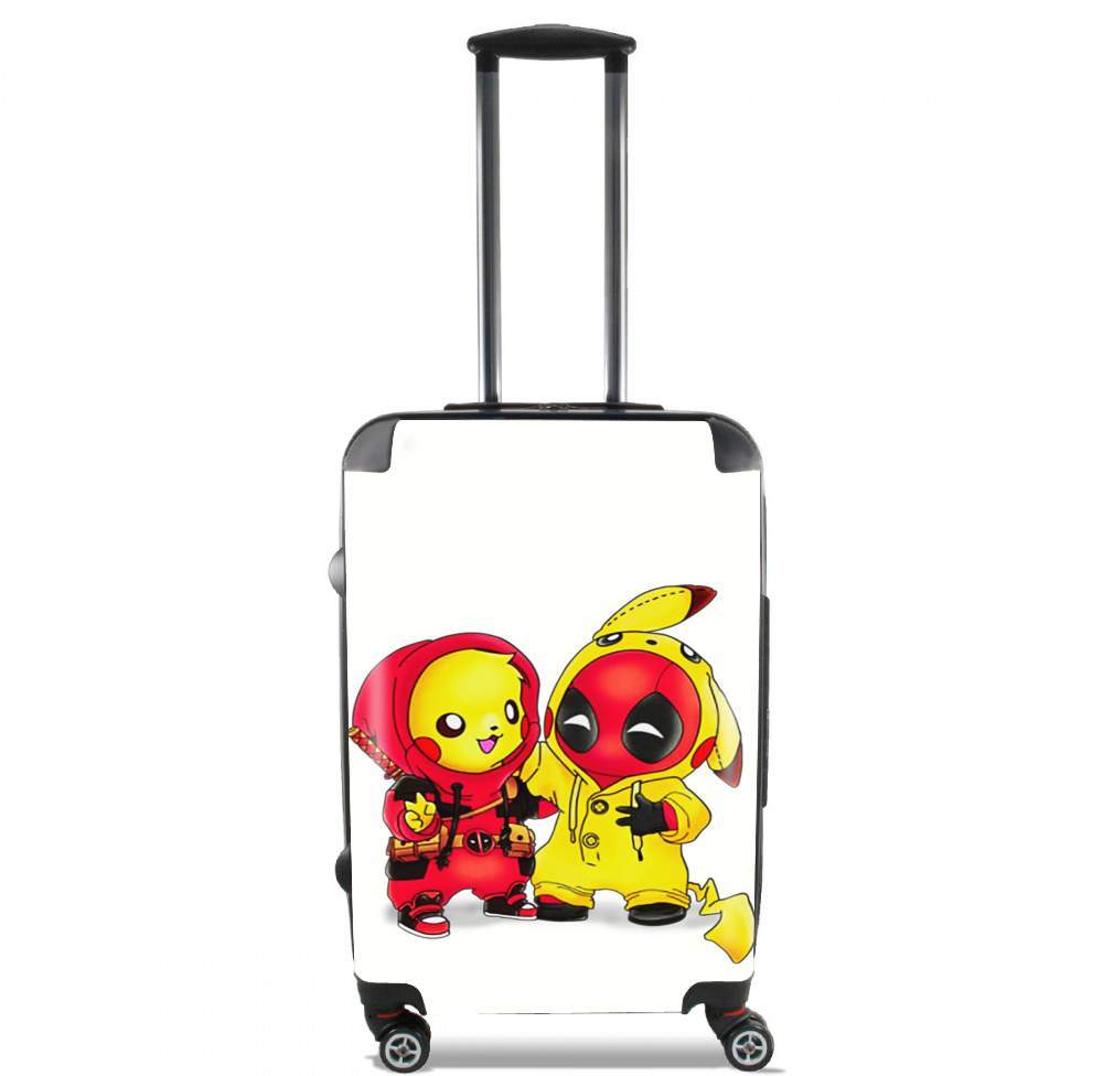  Pikachu x Deadpool for Lightweight Hand Luggage Bag - Cabin Baggage