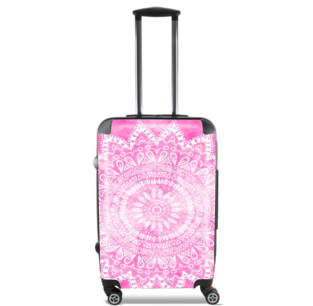  Pink Bohemian Boho Mandala for Lightweight Hand Luggage Bag - Cabin Baggage
