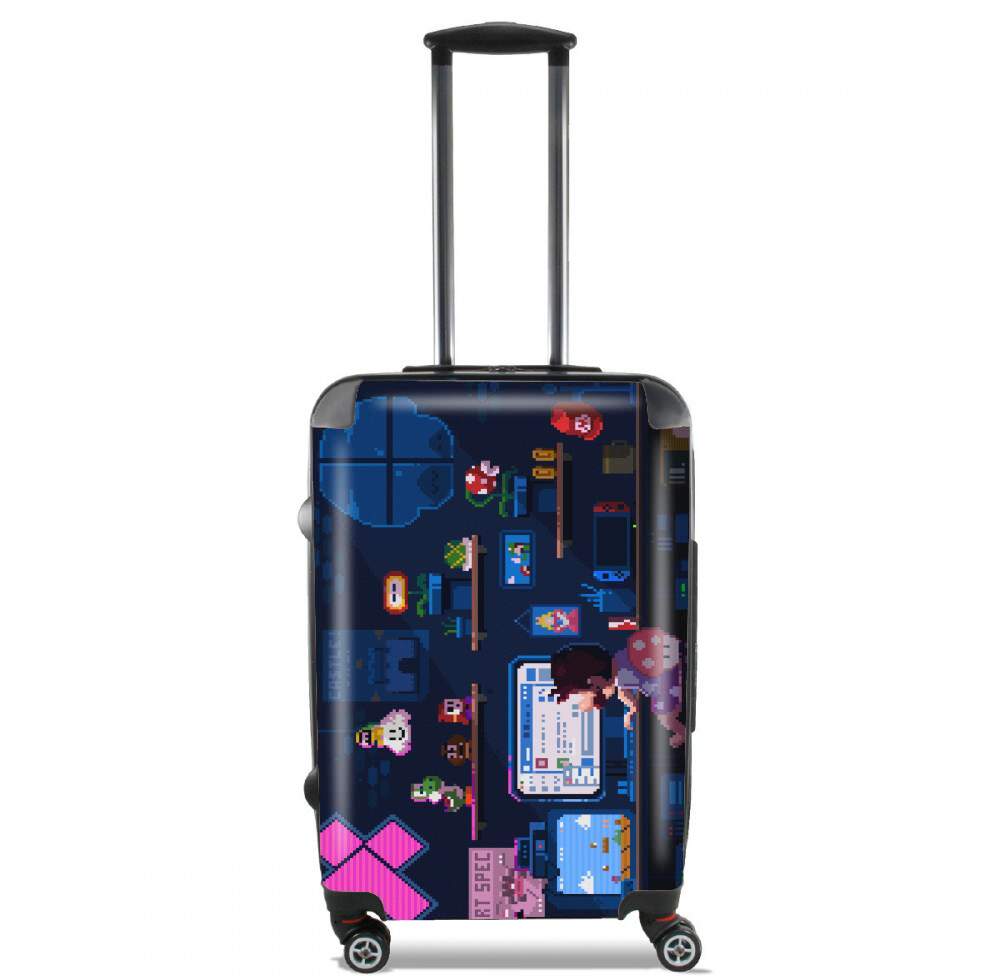  Pixel Retro Gamer for Lightweight Hand Luggage Bag - Cabin Baggage