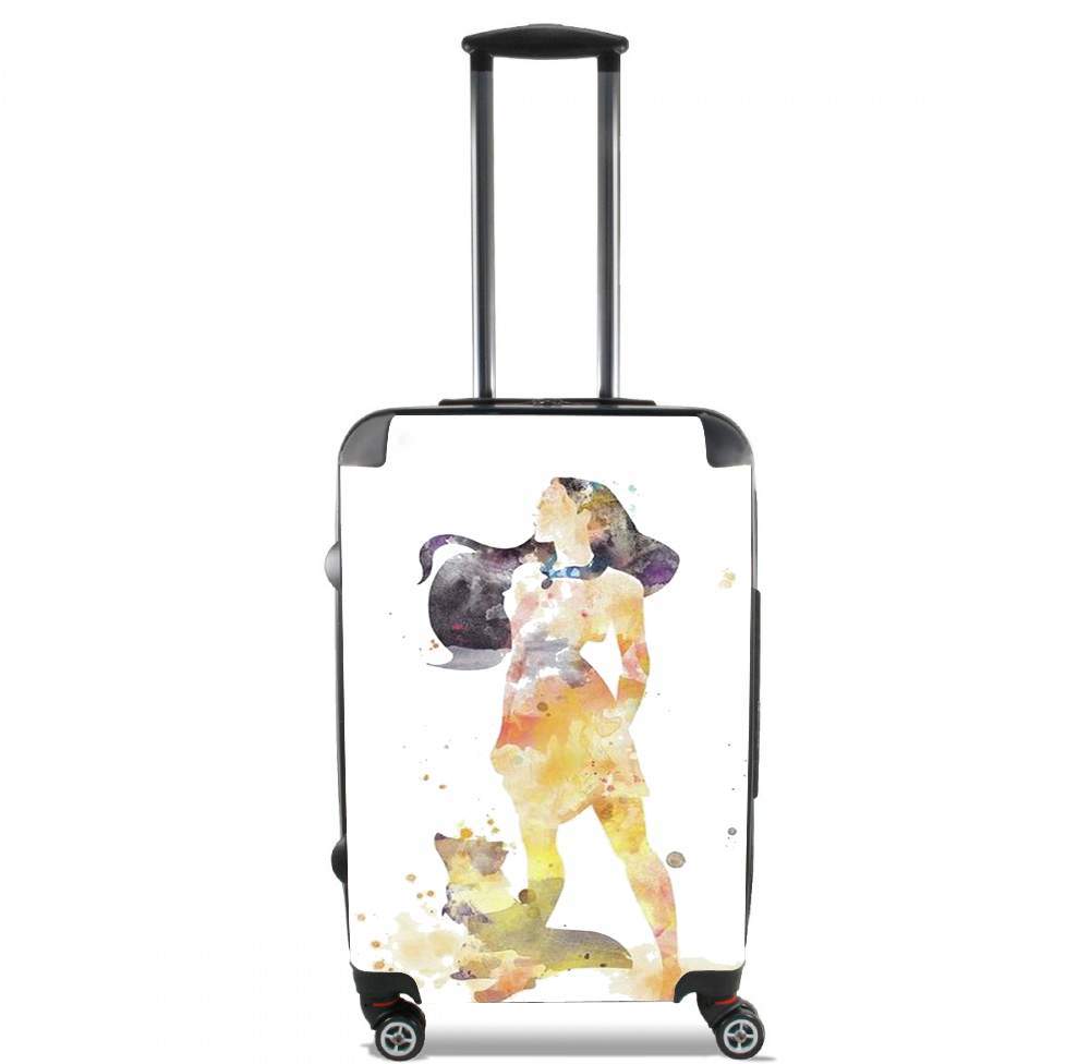  Pocahontas Watercolor Art for Lightweight Hand Luggage Bag - Cabin Baggage