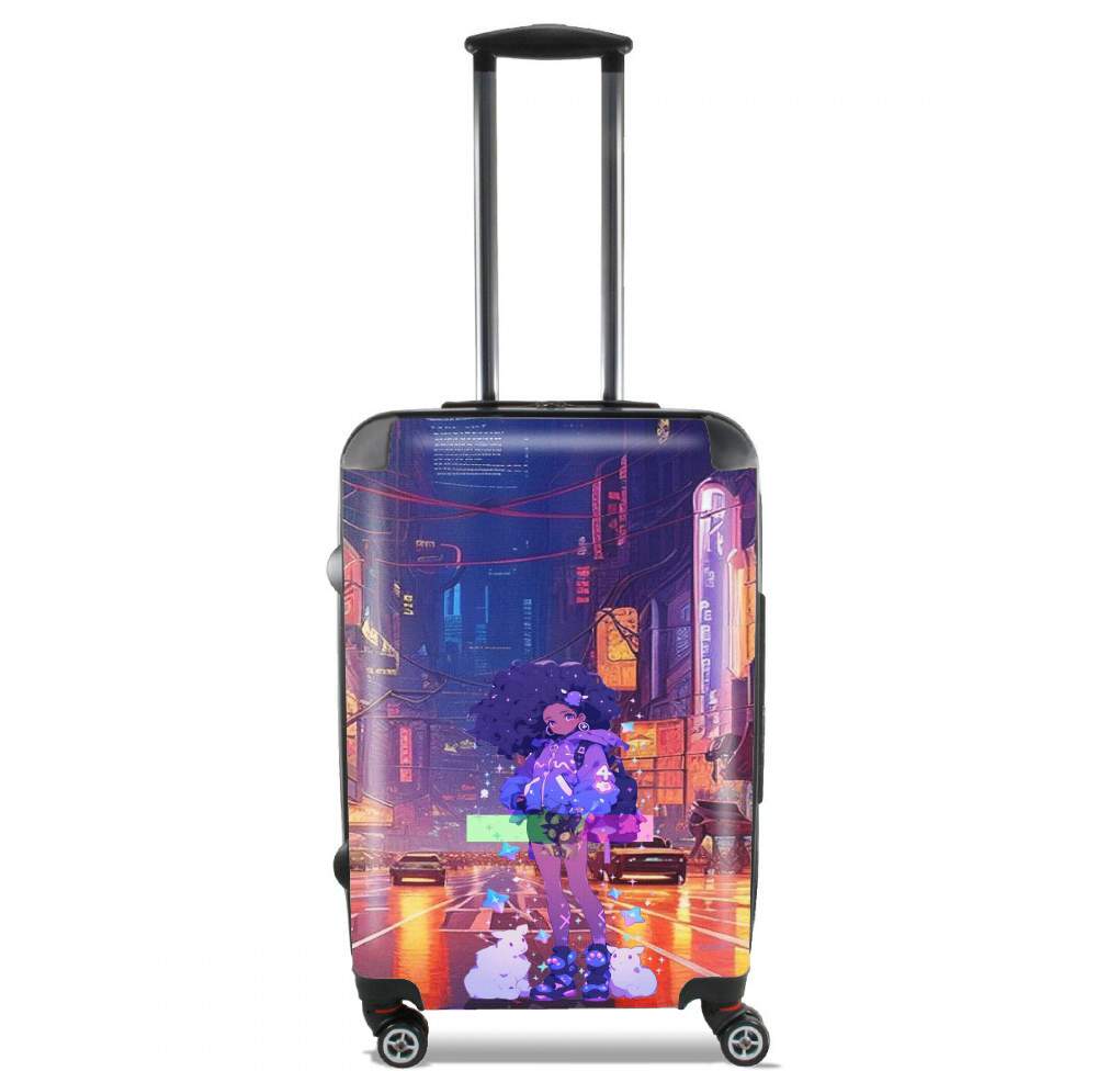  Purple girl for Lightweight Hand Luggage Bag - Cabin Baggage