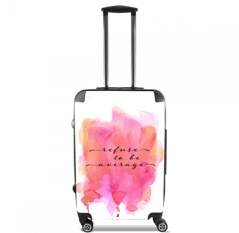  refuse to be average for Lightweight Hand Luggage Bag - Cabin Baggage
