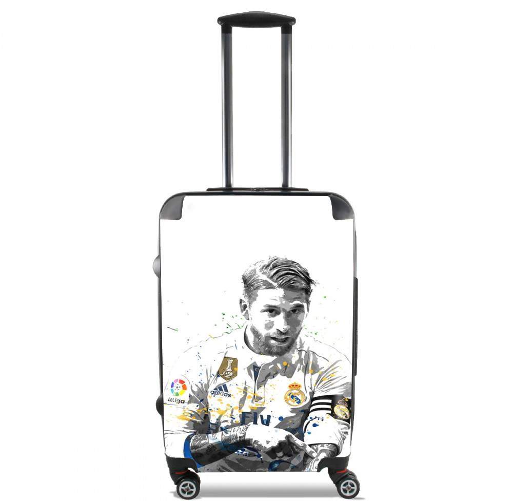  Sergio Ramos Painting Art for Lightweight Hand Luggage Bag - Cabin Baggage