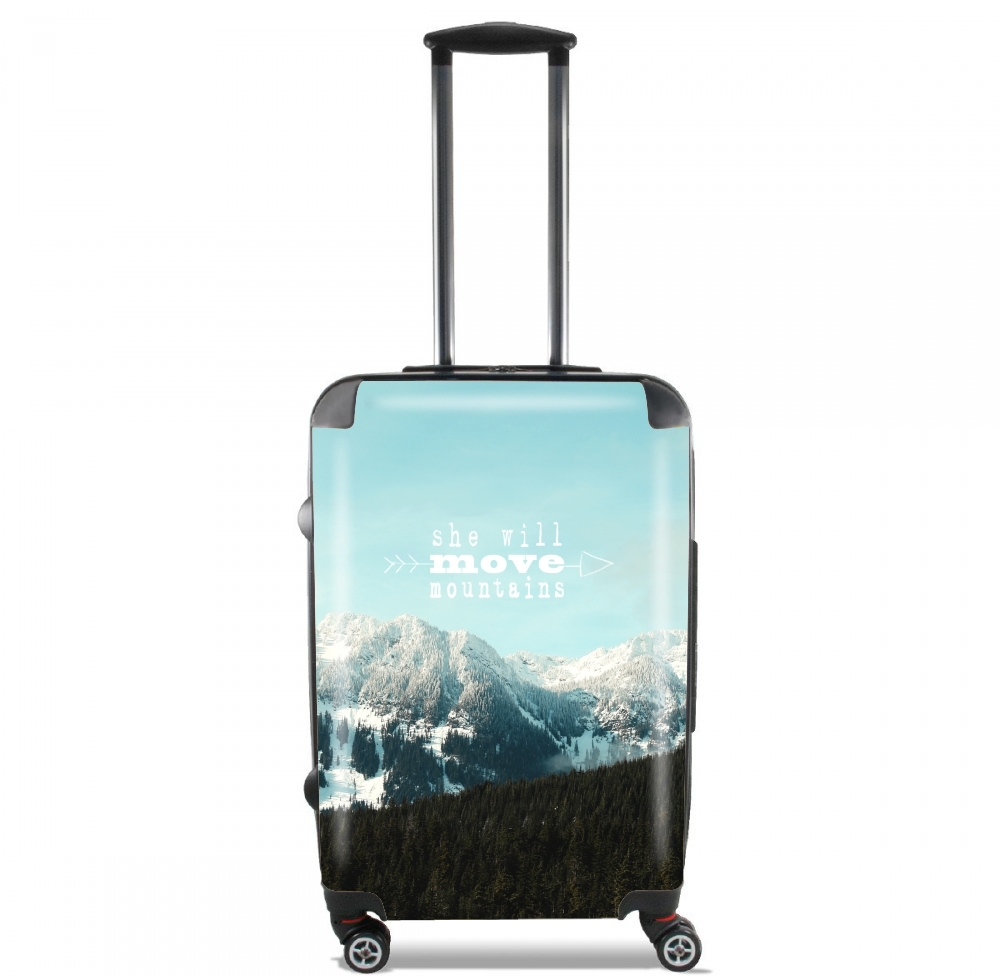  she will move mountains for Lightweight Hand Luggage Bag - Cabin Baggage