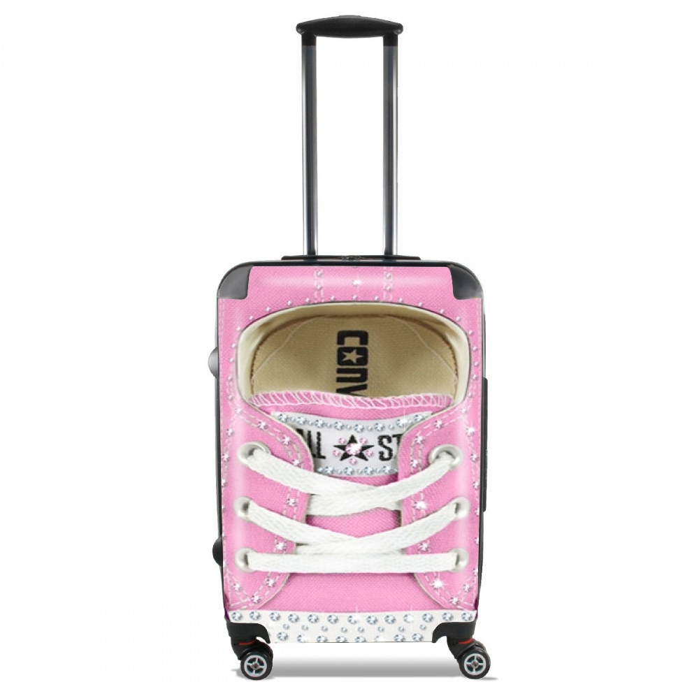  All Star Basket shoes Pink Diamonds for Lightweight Hand Luggage Bag - Cabin Baggage