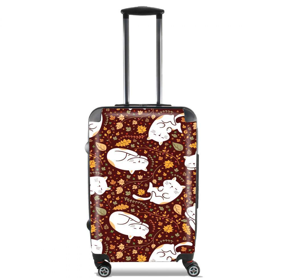  Sleeping cats seamless pattern for Lightweight Hand Luggage Bag - Cabin Baggage