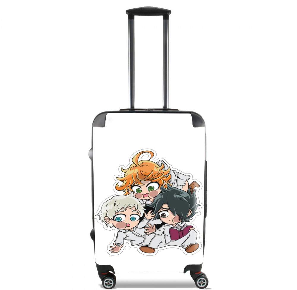  The Promised Neverland Emma Ray Norman Chibi for Lightweight Hand Luggage Bag - Cabin Baggage