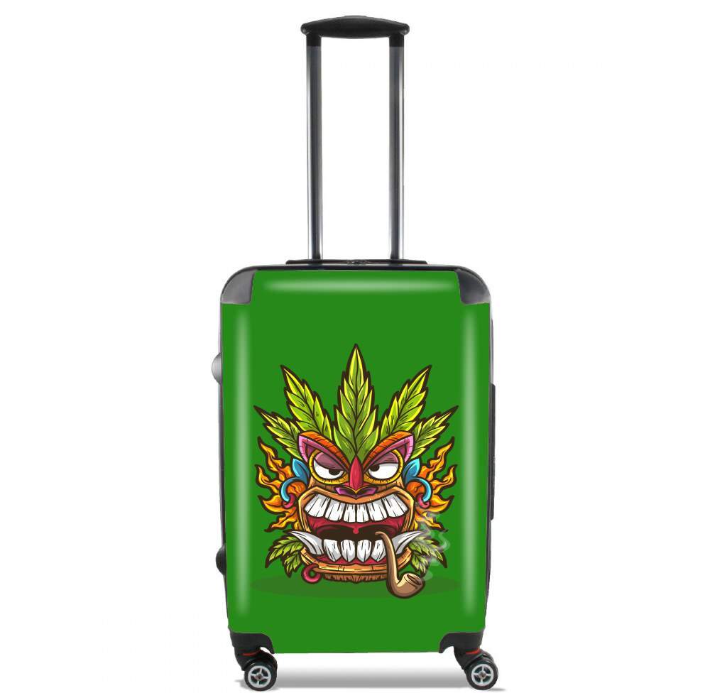  Tiki mask cannabis weed smoking for Lightweight Hand Luggage Bag - Cabin Baggage