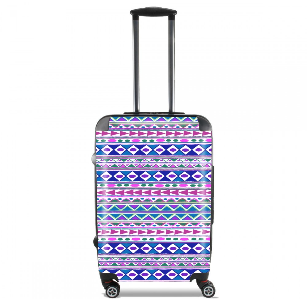  Tribalfest pink and purple aztec for Lightweight Hand Luggage Bag - Cabin Baggage