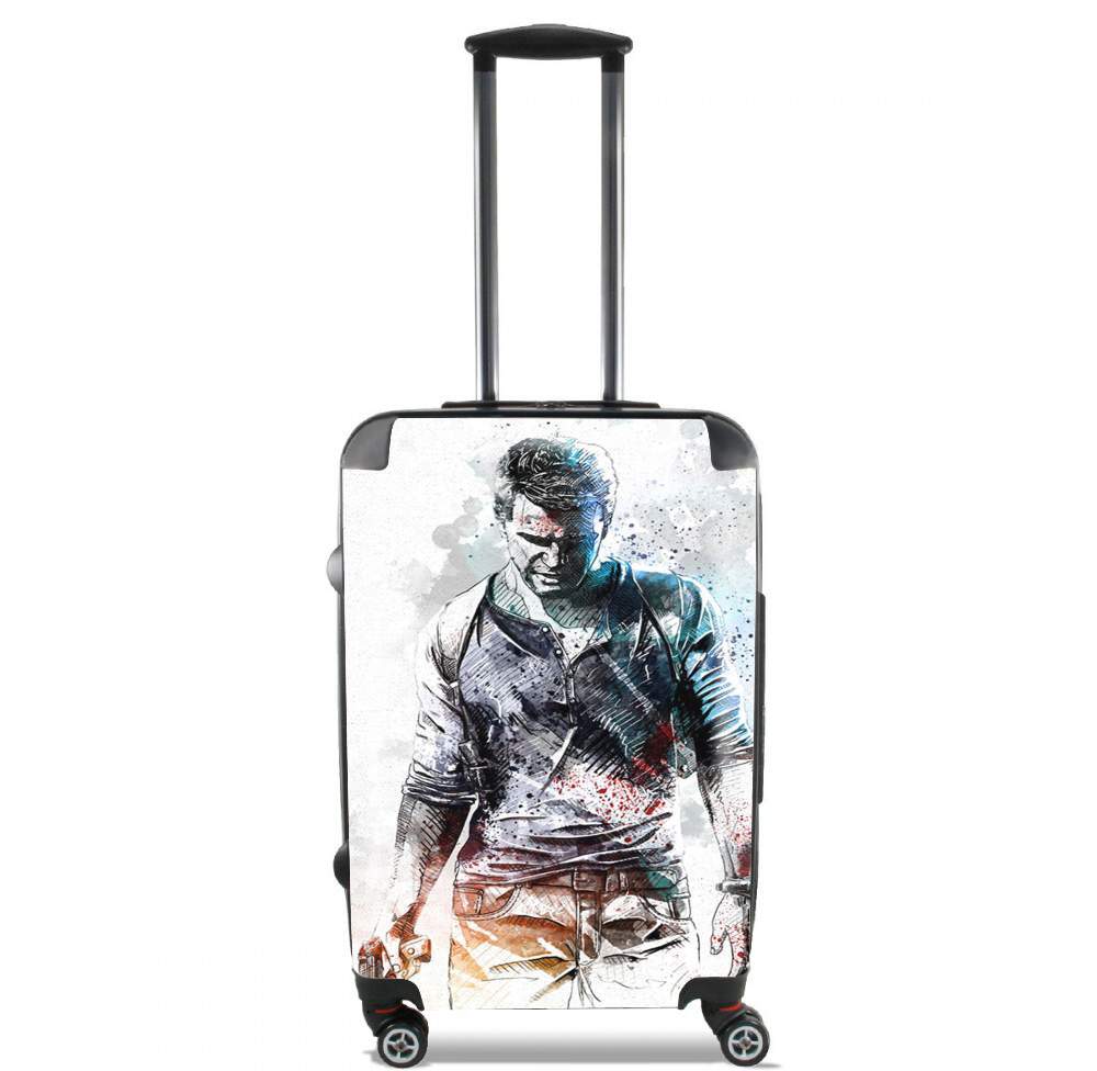  Uncharted Nathan Drake Watercolor Art for Lightweight Hand Luggage Bag - Cabin Baggage