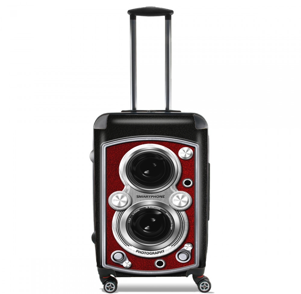  Vintage Camera Red for Lightweight Hand Luggage Bag - Cabin Baggage