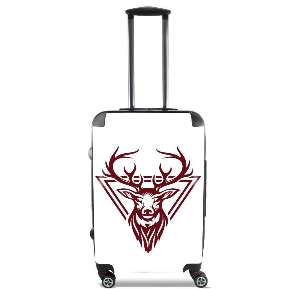  Vintage deer hunter logo for Lightweight Hand Luggage Bag - Cabin Baggage