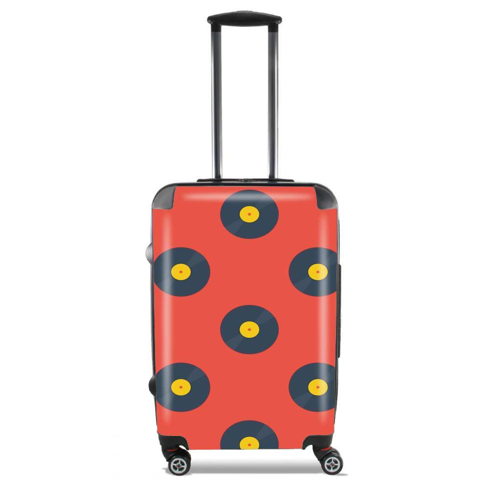 Vynile Music Disco Pattern for Lightweight Hand Luggage Bag - Cabin Baggage