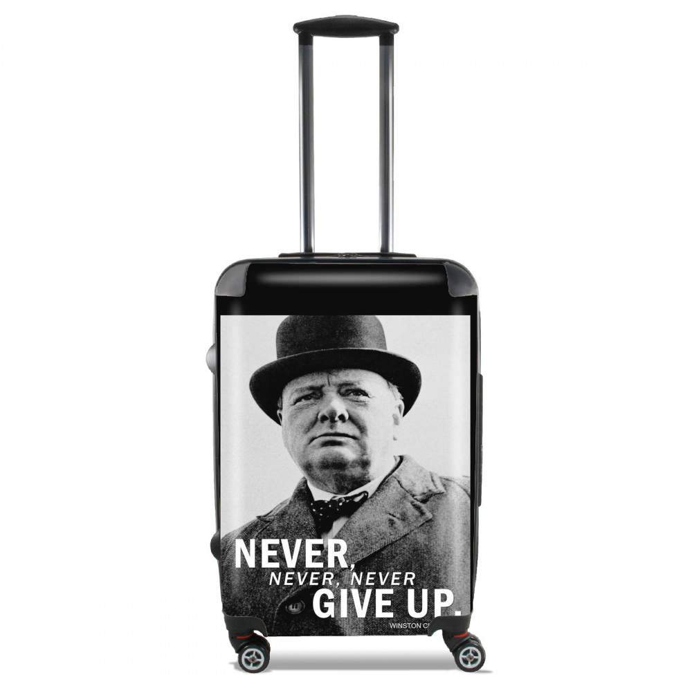  Winston Churcill Never Give UP for Lightweight Hand Luggage Bag - Cabin Baggage