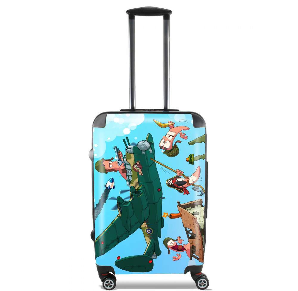  Worms Art Fan Gamer for Lightweight Hand Luggage Bag - Cabin Baggage